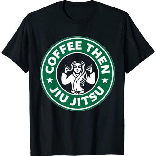 Jiu Jitsu Shirts Coffee Lover Men Kids Boys BJJ MMA Jujitsu T-Shirt New Coming Crazy T Shirt Cotton Mens T Shirt Crazy