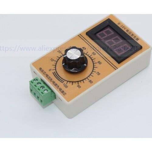 0-10V voltage Signal generator 15-28VDC power supply digital display Signal generator 0-10V DC signal output device