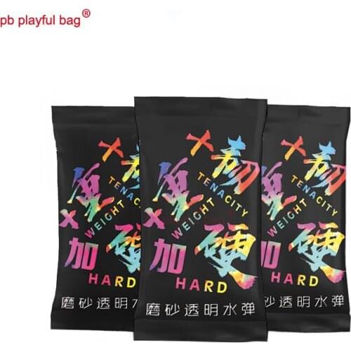 PB Playful bag Outdoor sport AKA frosted transparent gel ball add tough Jinmning P1 7.3mm gel ball CS toy accessory QA43S