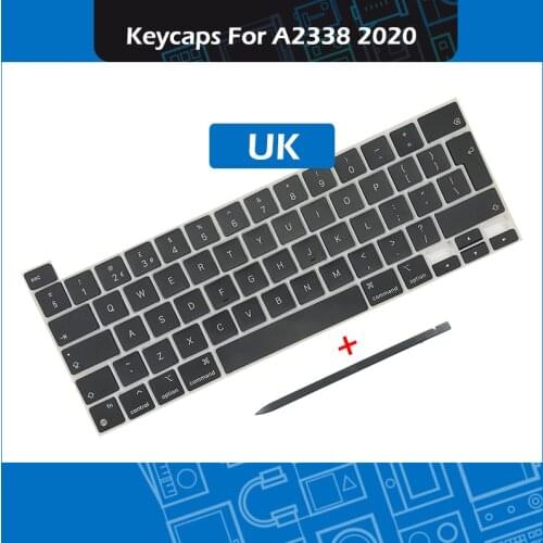 2020 Year New Laptop A2338 UK Layout Keycaps For Macbook Pro Retina 13" M1 A2338 Keys Key Cap Keyboard Repair EMC 3578