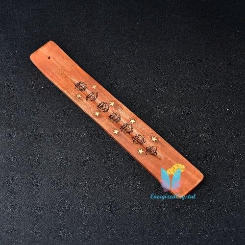Beautiful Hand Made DIY Wooden Incense Burner Reiki Healing Meditation Gift