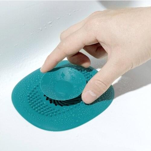 Square Shower Drain Hair Catcher Household Kitchen Sink Filter Bathroom Shower Drain Stopper Floor Drain Cover Strainer