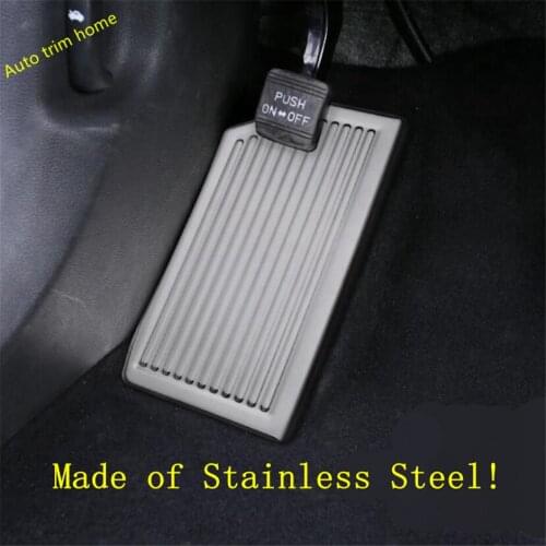 Lapetus Left Foot Rest Pedal Frame Cover Trim Fit For Hyundai Tucson 2016 2017 2018 2019 2020 Stainless Steel Auto Accessories