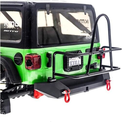 Metal Front Bumper Rear Bumper for 1/10 Axial SCX10 90046 Traxxas TRX4 Defender RC Crawler Car Accessories