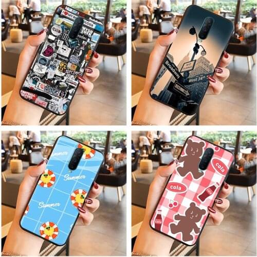 Soft SoftCase Phone Case For OPPO R17 PRO Anti-dust matte FashionDesign For Man Back Cover For Girls