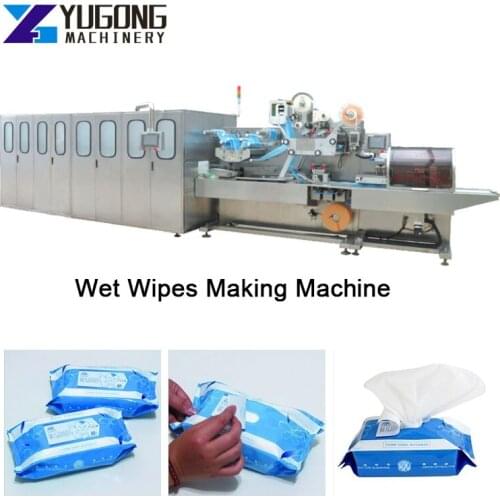 Full Auto Wet Wipes Manufacturing Machine Wet Wipes Machinery Production Line Wipes Machine Production Line Wet Tissues