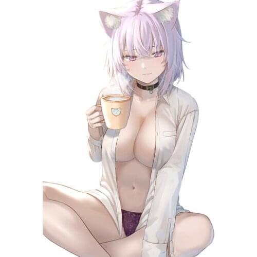 RuleMylife Sexy anime girl car stickers decal anime cute car accessories decoration pegatinas para coche