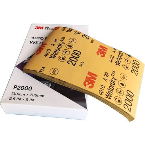 3M Sandpaper Set 1500/2000 Grit Sanding Paper Water/Dry Abrasive SandPapers