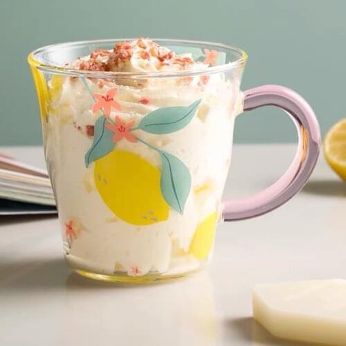 Шнурок для очков Glass Cup очки для рыбалки Cute Summer Drinking Heat-resistant Office Female Home Milk Coffee Taza Doble Crista