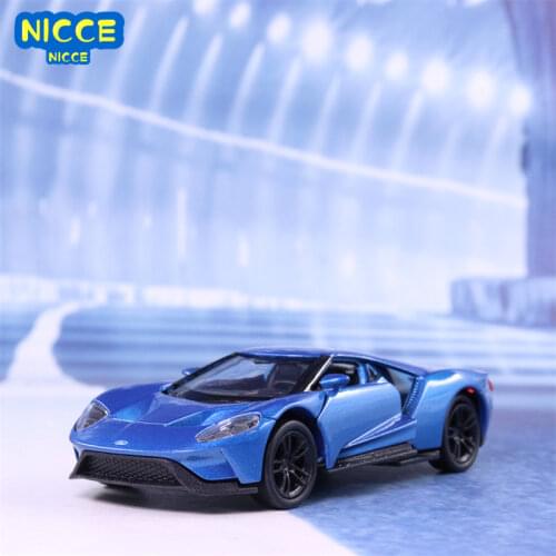 Welly 1:36 Diecast Metal Model Car Toy For 2017 Ford GT Alloy Car Toy Model with Pull back function For kids Gfit with box