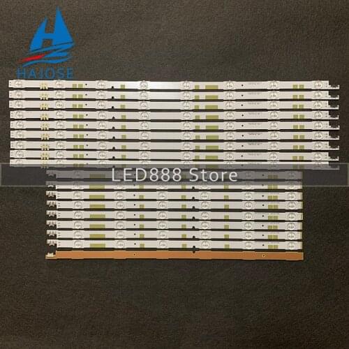 New 2set=36pcs LED Backlight strip for Samsung UE55JU6800K UE55JU6870U V5DR_550SCA_R0 550SCB_R0 BN96-38481A 38482A 38880A 38881A