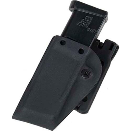Tactical Belt Clip Mount 0305 Kydex Single Mag Pouch Holster for G17 BK/DE