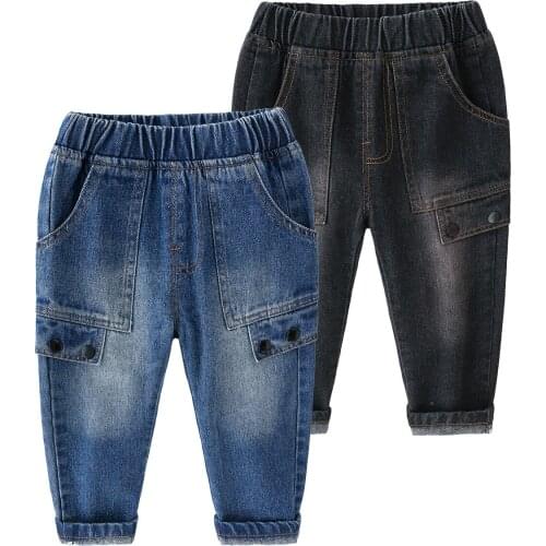 Spring Girls Jeans Baby Kids Jeans for Children Boys Girls Thin Denim Pants Toddler Pants Girls Kids Pants for Boy Girl 2-6Y