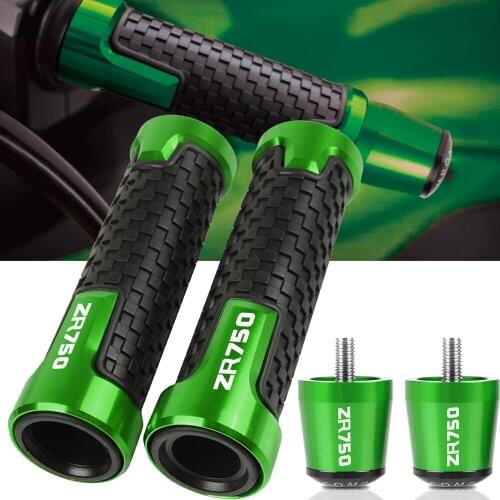 ZR750 For Kawasaki ZR750 ZR 750 ZEPHYR 1990-1996 1995 1994 1993 1992 1991 Motorcycle handlebar grip end knobs Handle bar grips