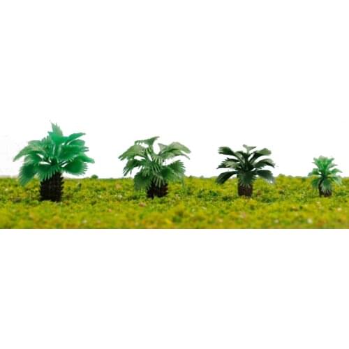 1/100-1/300 Scale Plastic Miniature Model Palm Tree In Architecture Model Building Design And Hobby Maker Ho Train Layout