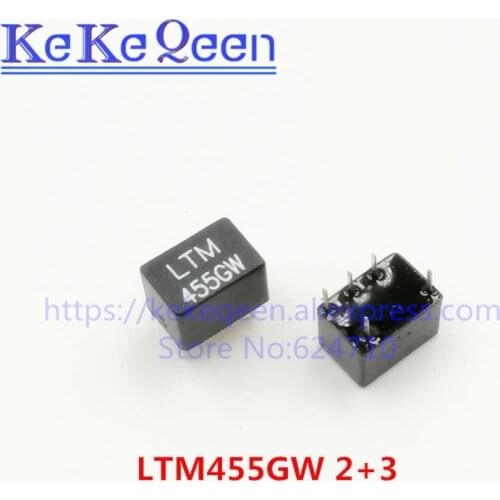 10-20PCS/LOT NEW Original LTM455GW LTM 455GW 455GW LTM455G M50G 2+3 5Pin DIP-5 455KHz