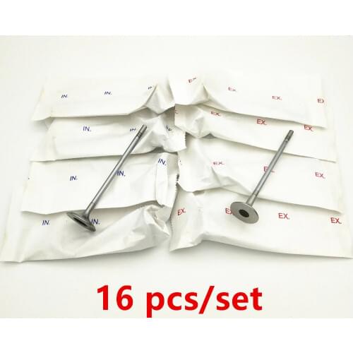 AshituAuto 16PCS/SET Original Quality Engine Intake / Exhaust Valve For Chevrolet Cruze 1.6 1.8 OEM# 55557862 5555728