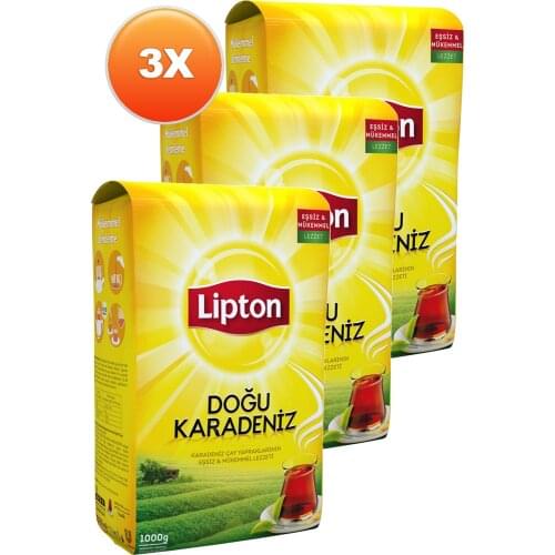WONDERFUL Luxury Lipton Eastern Black Sea Bulk Tea 1000 gr x 3 packs FREE SHIPPING