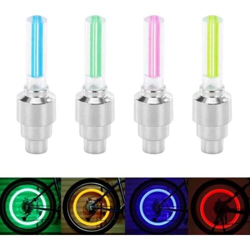 Hot Fluorescent Stick Gas Nozzle Lamp Car Wheel Decorative Lamp for Chevrolet Cruze Trax Aveo Lova Sail Epica Captiva Volt Cobal
