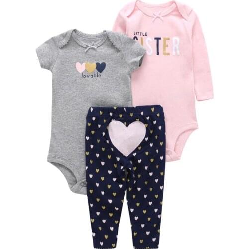 Комплекты одежды для новорождённых девочек LOVE HARBOR China At AliExpress