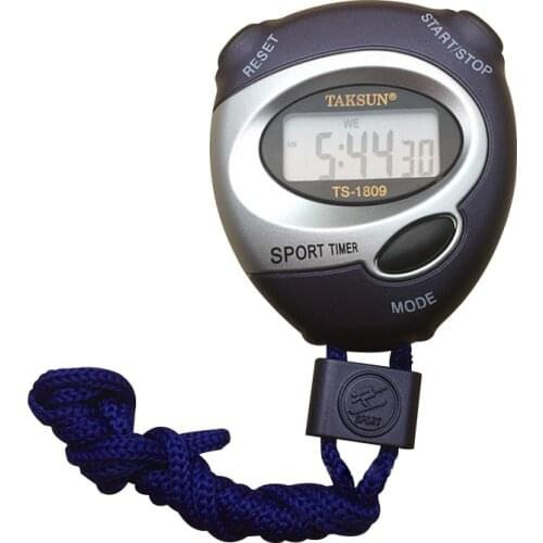 Multifunctional Electronic Stopwatch Running Timer TS-1809 School Sports Digital Timer Swimming Competition Training Cronômetro