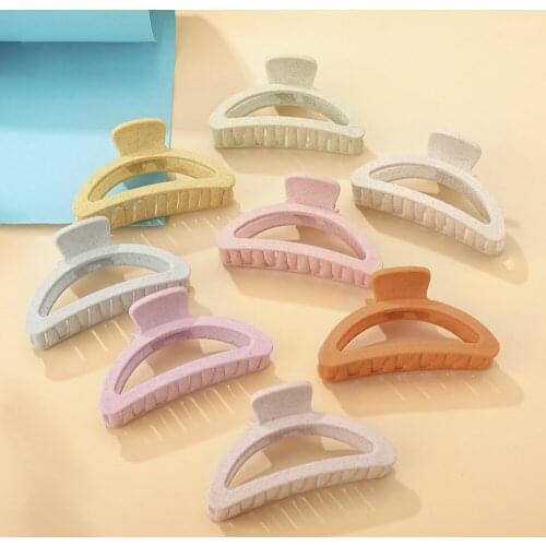 Ins Fashion Acrylic Hair Claw Clip Women Girls Shinny Hairpin Barrette Small Hair Crab Clamps Hairgrip Hair Accessories