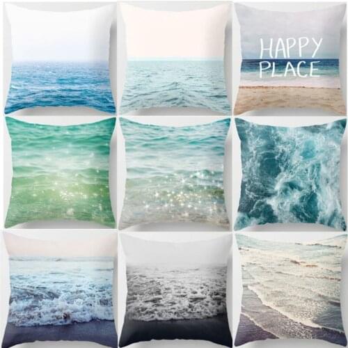 Home Cotton Linen Pillow Cases Throw Pillow Square Cushion Case Soft Room Gift Single Sides Printing