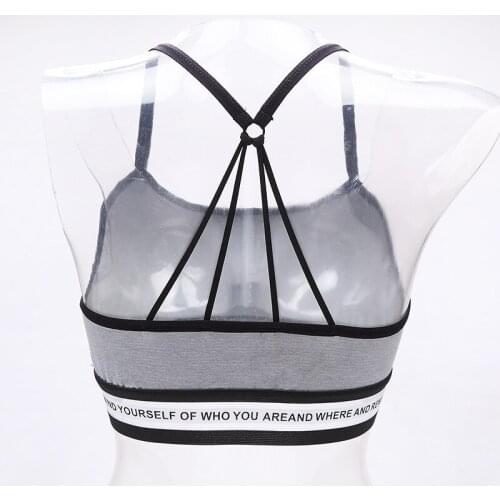Underwear Womens Bra Breathable Parachute Style Beautiful Back Wrapped Chest Without Steel Ring Antiglare Adjustment
