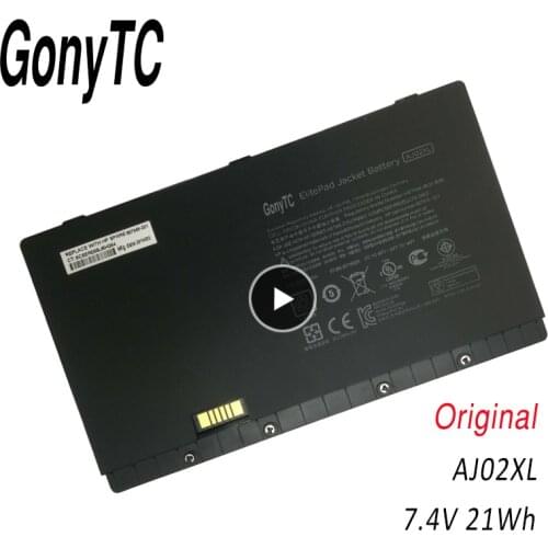 Original AJ02XL Laptop Battery For HP Jacket Elitepad 900 G1 1000 G2 Series HSTNN-IB3Y HSTNN-C75J 687518-1C1 H4F20AA 7.4V 21Wh