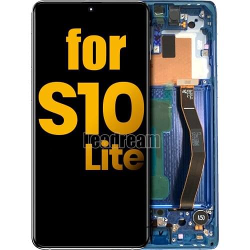 Original Perfect AMOLED Screen For Samsung S10 Lite G770F LCD Display Touch Screen Digitizer Assembly