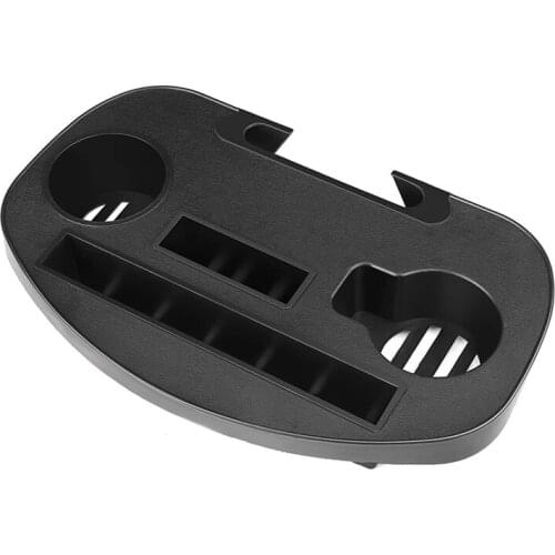 Oval Chair Cup Holder Clip With Mobile Device And Snack Slot Reclining Chair Table Multi-Purpose Tray For Indoor Outdoor
