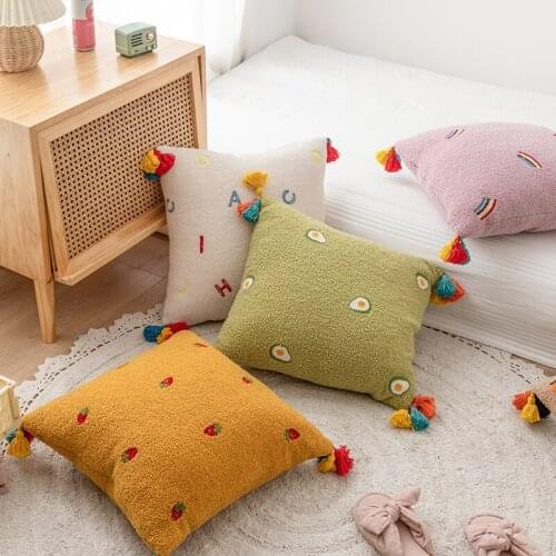 Cushion подушка INS Wind Autumn And Winter Day Hold Pillow Sofa Sitting Room Cushion Bedroom Bed Bay Window Decorative Pillows
