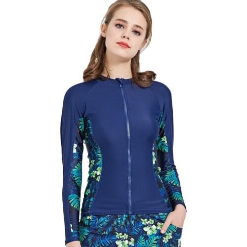 Sbart 1PC Rash Guard Top Women Surfing Swimsuit Long Sleeve Female Rushguard Swimwear Swimming T Shirts Wetsuits 2018 DCO