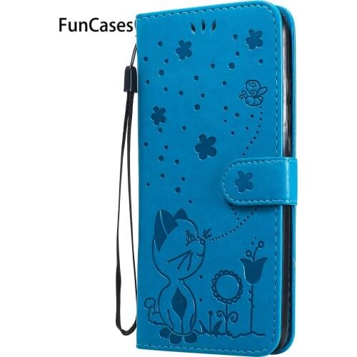 Flower Silicone Cases Covers For armor Huawei Y9 2019 Flip PU Leather Book Pouch sFor Aksesuar para Enjoy 9 Plus Funda Wallet