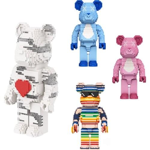 Bearbrick Building Blocks Big 70cm 1000% 3D Model Creative Idea Bricks Figures Decoration Toys For Christmas Gifts