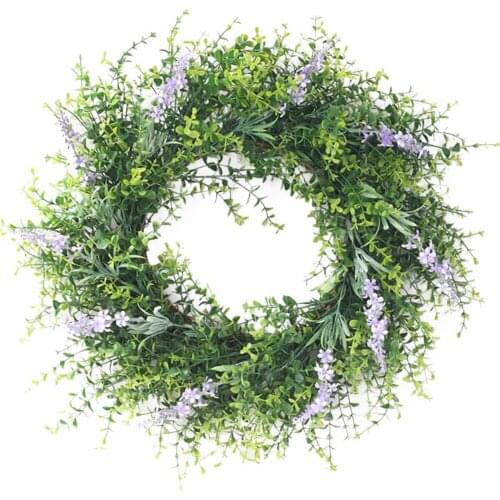 Wreath Artificial Garland Ring Handmade Wedding Balcony Natural Holiday Furniture Decoration Home Party Decor Simulation Wreaths