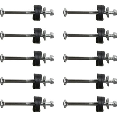 Trampoline Screws, 10Pcs Galvanized Steel Trampoline Screws Fixing Accessories for Trampoline Assembly Replacement
