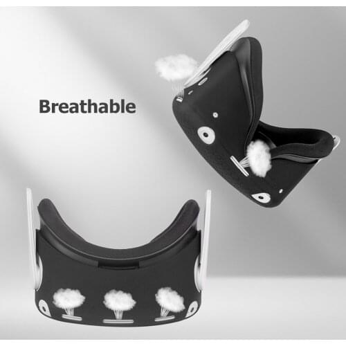 VR Helmet Protective Front Cover Silicone Protective Shell Anti Scratch Front Cover VR Touch Controller Accessories