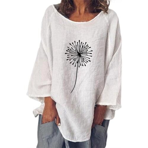 Winter Long Sleeve Oversized T Shirt Casaul Tops Women 2021 Blusas Vintage Clothes Print T-shirts Plus Size Women Clothing