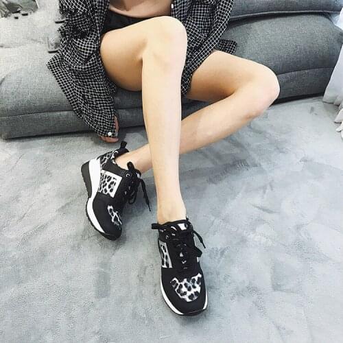 2019 Womens Vulcanized Shoes Autumn Womens Increased Shoes Lace-up Shoes Women Designer Sneakers Women Platform Shoes X14-76