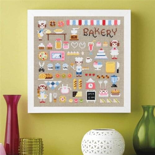 22ct/25ct Cross Stitch Set Chinese Cross-stitch Kit Embroidery Needlework Craft Packages Cotton Fabric Floss New Designs 3129