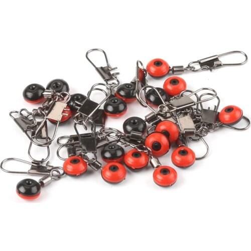 50pcs/lot Fishing Float Bobber Stops Space Beans Connectors Sea Saltwater Fishing Tools Equipment Plastic Metal NEW SET