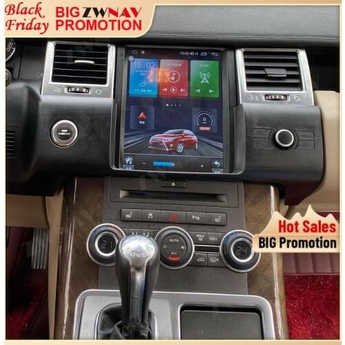 6+128G Carplay Tesla IPS Screen For Land Rover Range Rover 2010 2011 2012 2013 Android Multimedia GPS Video Radio Recorder Head