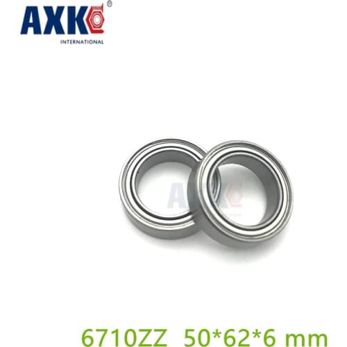 Axk The High Quality Of Ultra-thin Deep Groove Ball Bearings 6710zz 50*62*6 Mm