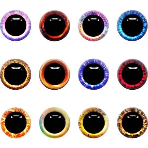 Safety plastic colorful doll eyes for Crochet stuffed animals dolls crafty Amigurumi eyes for Puppet Toy Plush Toy accessories