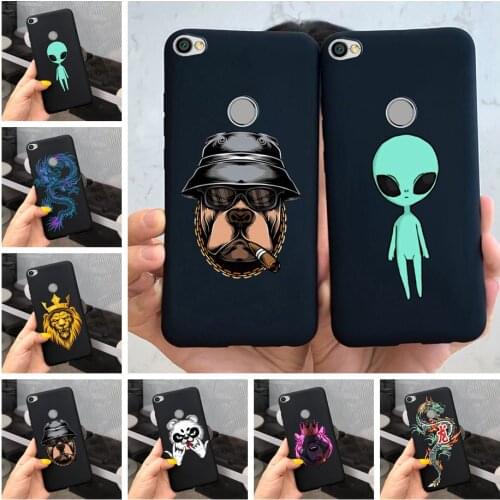 For Xiaomi Redmi Note 5A Prime Case Soft Silicone Cute Animals Painted Cover on For Xiaomi Redmi Note5A Prime Phone Cases Bumper