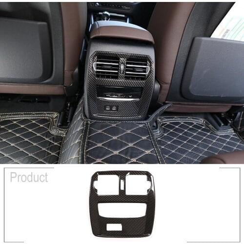 For BMW 3 Series G20 G28 325 2019 2020 Year ABS Car Rear Air Vent Frame Trim Accessories