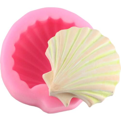 Shell Shape Handmade Soap Silicone Mold DIY Cake Decorating Tools Fondant Cake Candy Clay Molds Chocolate Gumpaste Mould