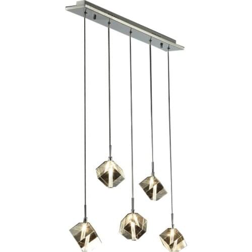 Crystal LED Dining Room Bar Pendant Light Modern Fashion Lamps For Home Living Room Simple Creative