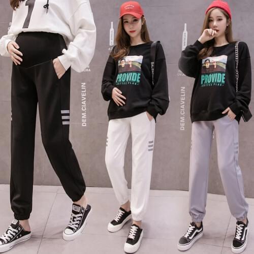 Pregnant Women Loose Broad Leg Leisure Sports Bottom Pants Spring And Summer Trousers Summer Pants